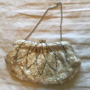 Vintage purse, sequins, beads.